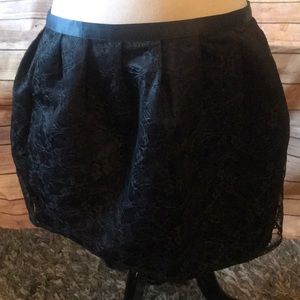 Navy blue\black lace skirt